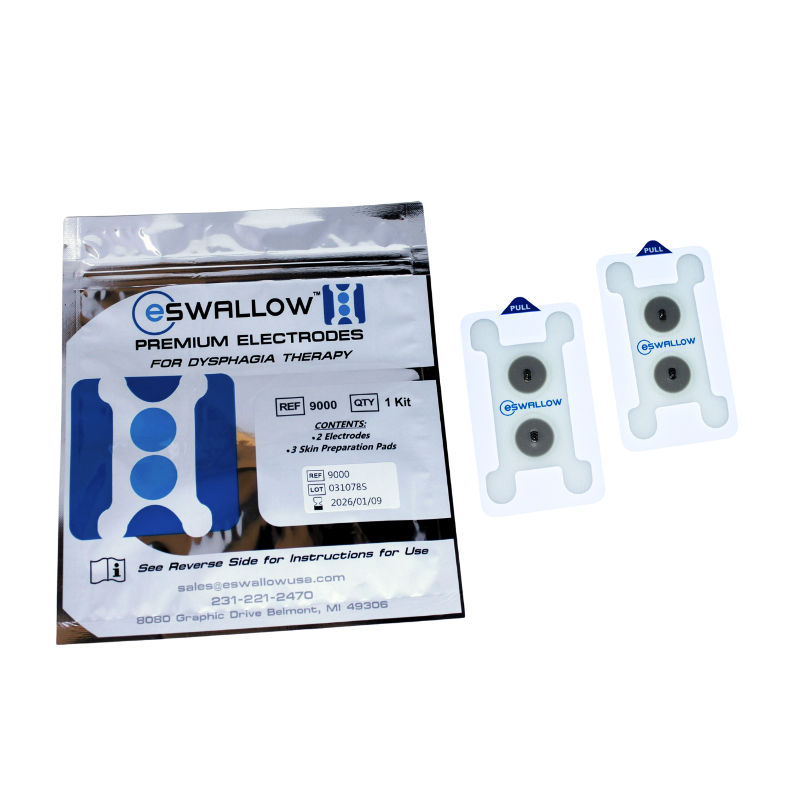 Dysphagia therapy stim unit lectrode supplies by eSWALLOW USA